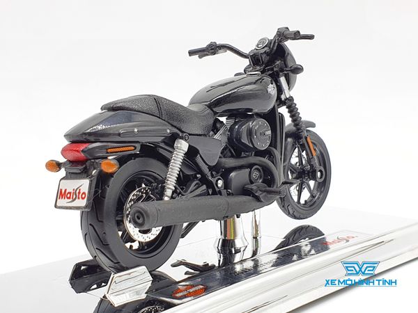 XE MÔ HÌNH HARLEY DAVIDSON 2015 STREET 750 1:18 ( ĐEN) MAISTO