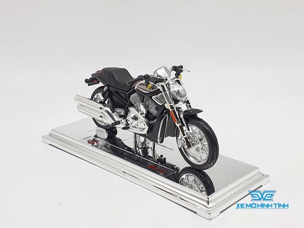 XE MÔ HÌNH HARLEY DAVIDSON 2006 VRSCR Street Rod 1:18 MAISTO (ĐEN)