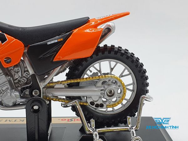 XE MÔ HÌNH KTM 525SX 1:18 MAISTO (CAM)