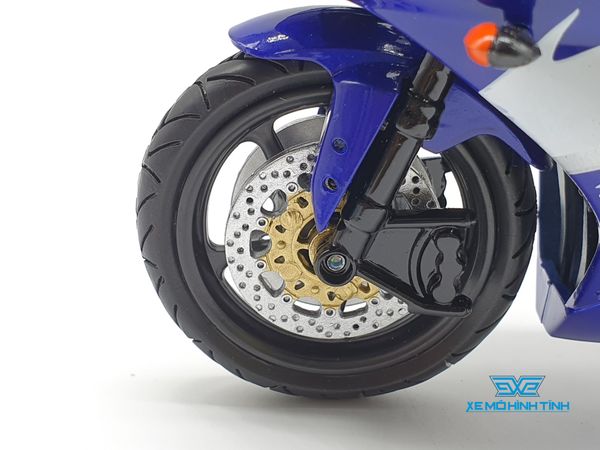 XE MÔ HÌNH MOTO YAMAHA YZF R1 2005 1:12 NEWRAY (XANH)