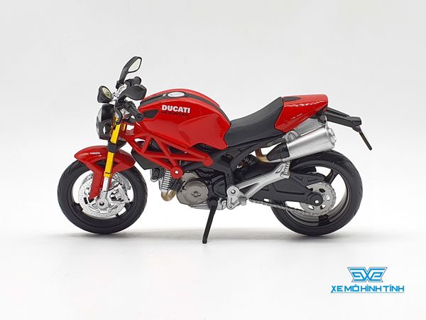 XE MÔ HÌNH DUCATI MONSTER 696 1:12 MAISTO (ĐỎ)