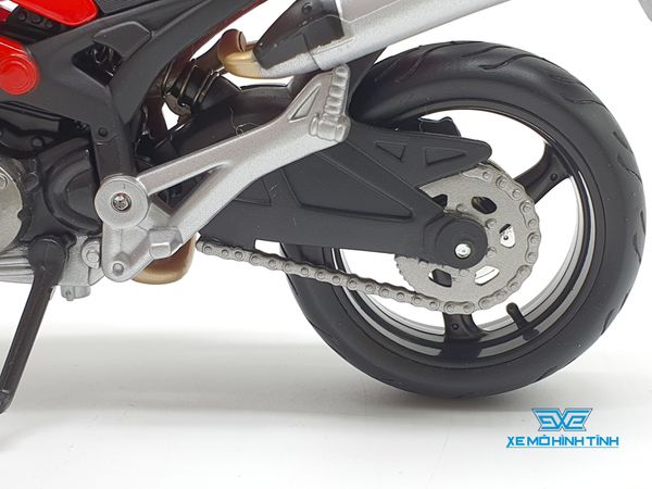 XE MÔ HÌNH DUCATI MONSTER 696 1:12 MAISTO (ĐỎ)