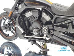 XE MÔ HÌNH HARLEY DAVIDSON 2012 VRSCDX NIGHT ROD SPECIAL 1:18( ĐEN VIỀN CAM ) MAISTO