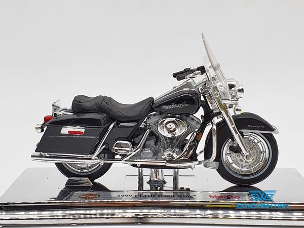 XE MÔ HÌNH HARLEY DAVIDSON 1999 FLHR ROAD KING 1:18 ( ĐEN ) MAISTO