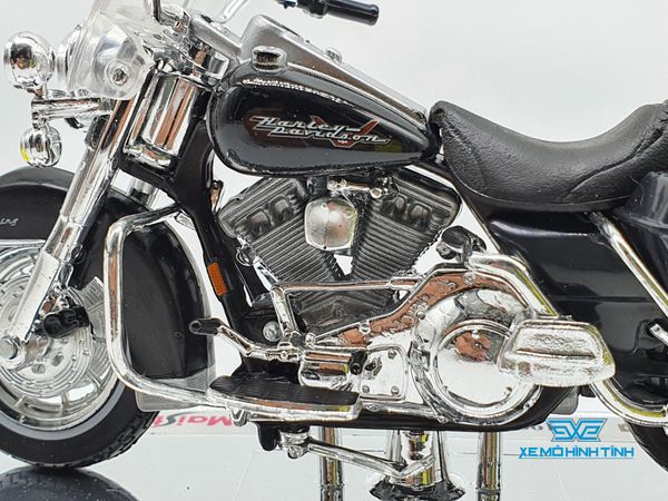 XE MÔ HÌNH HARLEY DAVIDSON 1999 FLHR ROAD KING 1:18 ( ĐEN ) MAISTO