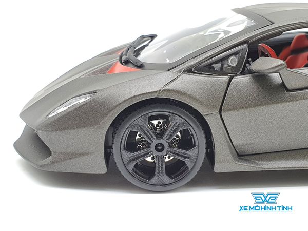 XE MÔ HÌNH LAMBORGHINI SESTO ELEMENTO 1:24 BBURAGO (XÁM)