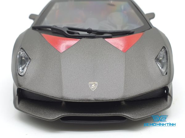 XE MÔ HÌNH LAMBORGHINI SESTO ELEMENTO 1:24 BBURAGO (XÁM)