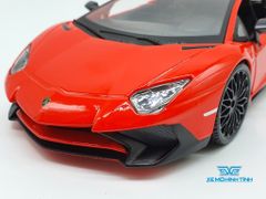 XE MÔ HÌNH LAMBORGHINI AVENTADOR LP 750-4 SV 1:24 BBURAGO (ĐỎ)