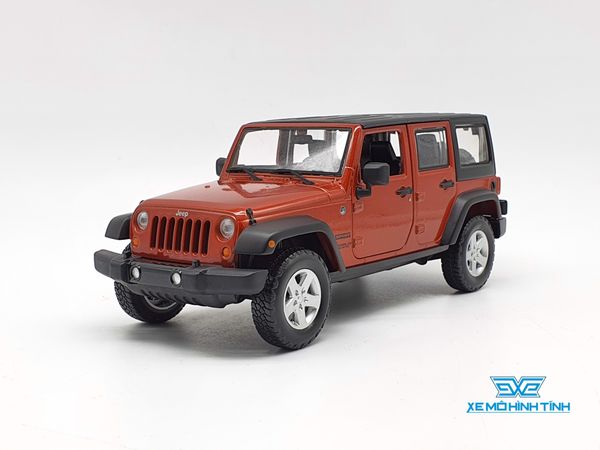 XE MÔ HÌNH JEEP WRANGLER UNLIMITED 2015 1:24 (CAM)