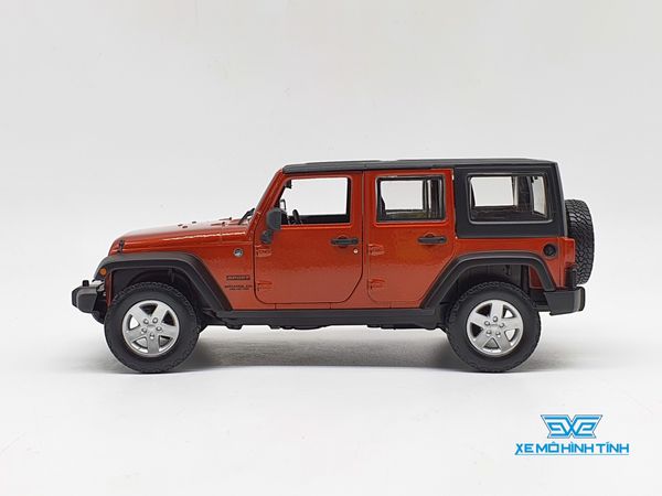 XE MÔ HÌNH JEEP WRANGLER UNLIMITED 2015 1:24 (CAM)