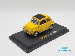 XE MÔ HÌNH FIAT 500F 1:24 BBURAGO (VÀNG)