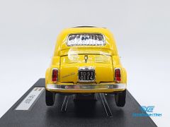 XE MÔ HÌNH FIAT 500F 1:24 BBURAGO (VÀNG)