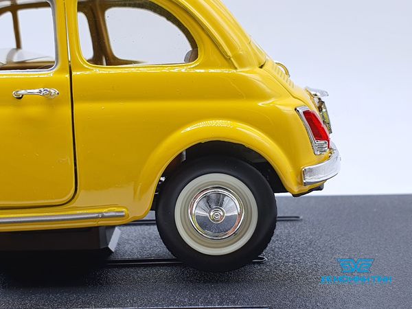 XE MÔ HÌNH FIAT 500F 1:24 BBURAGO (VÀNG)