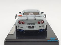 XE MÔ HÌNH NISSAN GTR R35 LB WORKS LIBERTY WALK 1:43 ONE MODEL (XÁM TRO)