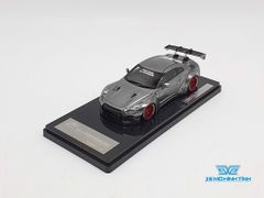 XE MÔ HÌNH NISSAN GTR R35 LB WORKS LIBERTY WALK 1:43 ONE MODEL (CHROME)