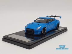 XE MÔ HÌNH NISSAN GTR R35 LB WORKS LIBERTY WALK 1:43 ONE MODEL (BABY BLUE)