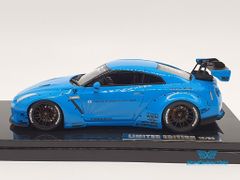 XE MÔ HÌNH NISSAN GTR R35 LB WORKS LIBERTY WALK 1:43 ONE MODEL (BABY BLUE)