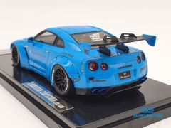 XE MÔ HÌNH NISSAN GTR R35 LB WORKS LIBERTY WALK 1:43 ONE MODEL (BABY BLUE)