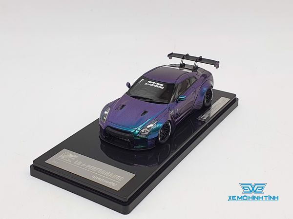 XE MÔ HÌNH NISSAN GTR R35 LB WORKS LIBERTY WALK 1:43 ONE MODEL (ANDROMEDA)