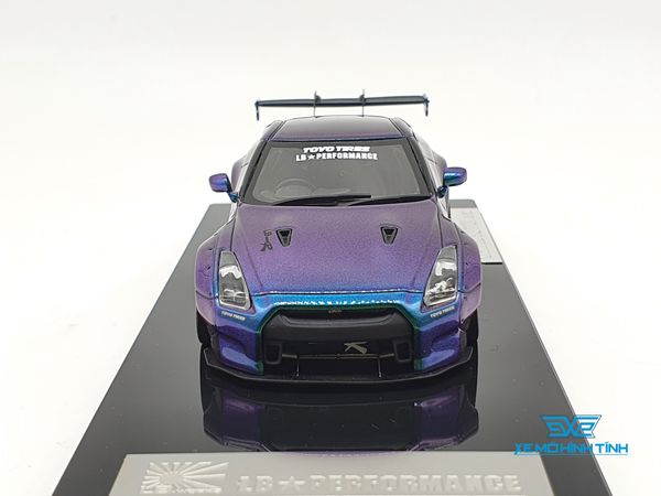 XE MÔ HÌNH NISSAN GTR R35 LB WORKS LIBERTY WALK 1:43 ONE MODEL (ANDROMEDA)