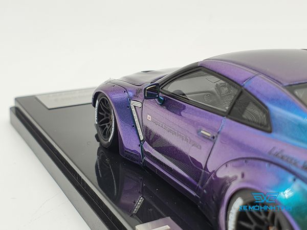 XE MÔ HÌNH NISSAN GTR R35 LB WORKS LIBERTY WALK 1:43 ONE MODEL (ANDROMEDA)