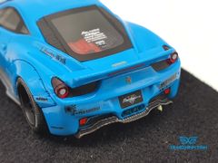 Xe Mô Hình LB Performance Ferrari 458 1:64 Liberty Walk Limited 999pcs ( Xanh Dương )