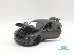 XE MÔ HÌNH BENTLEY CONTINENTAL GT 1:18 WELLY-FX (XÁM)