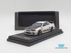 Xe Mô Hình Top Secret GT-R (BNR34) 1:43 Ignition Model ( Trắng )