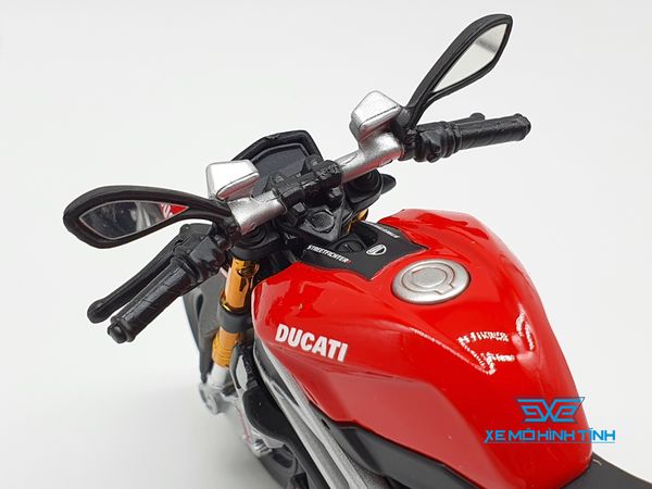 XE MÔ HÌNH DUCATI STREETFIGHTER S 1:12 MAISTO (ĐỎ)