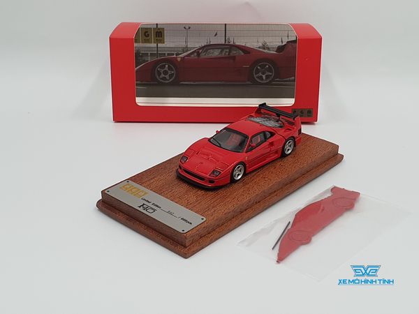 Xe Mô Hình Ferrari F40 FullOpen Limited 1:64 PGM ( Đỏ Bản Chữ Nhật )