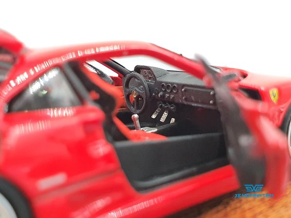 Xe Mô Hình Ferrari F40 FullOpen Limited 1:64 PGM ( Đỏ Bản Chữ Nhật )