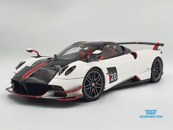 Xe Mô Hình Pagani Huayra Roadster BC 1:18 LCD Model ( Trắng )