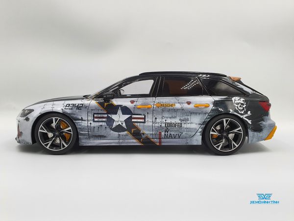 Xe Mô Hình Audi RS6 Avant F14 Jolly Rogers Limited Edition of 199 PCS 1:18 NSL Model ( Xám )