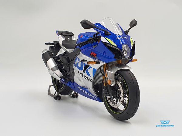 Xe Mô Hình Suzuki GSX-R1000R 1:12 LCD Model ( Bạc Xanh )