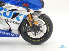 Xe Mô Hình Suzuki GSX-R1000R 1:12 LCD Model ( Bạc Xanh )