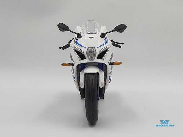 Xe Mô Hình Suzuki GSX-R1000R 1:12 LCD Model ( Trắng )