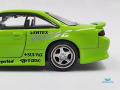 Xe Mô Hình Vertex Silvia S14 1:64 Tarmac Works ( Xanh Lá )