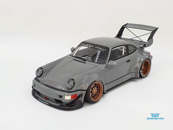 Xe Mô Hình Porsche RWB Akiba 1:18 GTSpirit ( Xám )