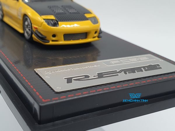 Xe Mô Hình Mazda RX-7 (FC3S) RE Amemiya 1:64 Ignitiom Model (Vàng)