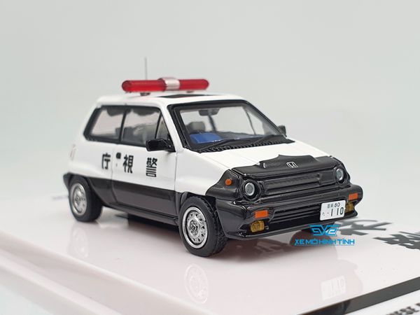 Xe Mô Hình Honda City Turbo II Japanese Police Car Concept Livery 1:64 INNO-MODELS (Trắng)