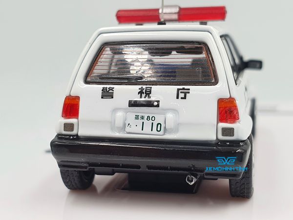 Xe Mô Hình Honda City Turbo II Japanese Police Car Concept Livery 1:64 INNO-MODELS (Trắng)