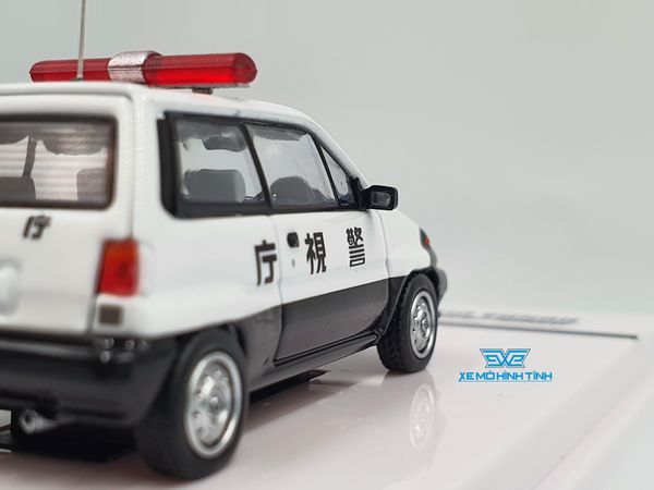 Xe Mô Hình Honda City Turbo II Japanese Police Car Concept Livery 1:64 INNO-MODELS (Trắng)