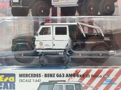 Xe Mô Hình Mercedes-Benz G63 AMG 6x6 US Police Car 1:64 Era Car