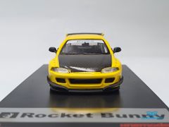 Xe Mô Hình Honda Civic EG6 Rocket bunny 1:64 One Model (Vàng Carbon)