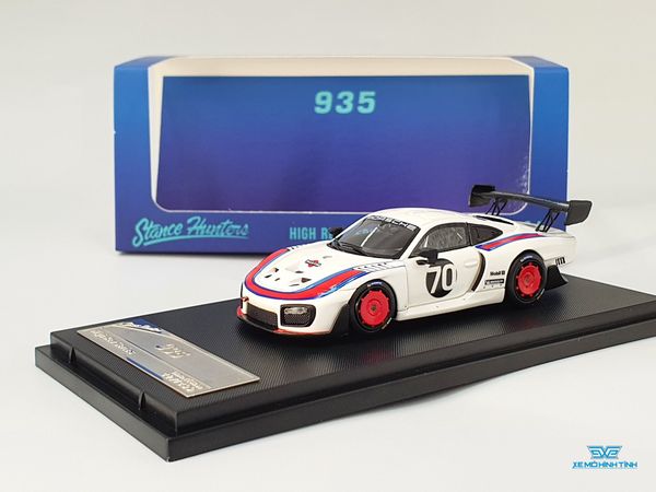 Xe Mô Hình Porsche 935 1:64 Stance Hunters (Trắng)