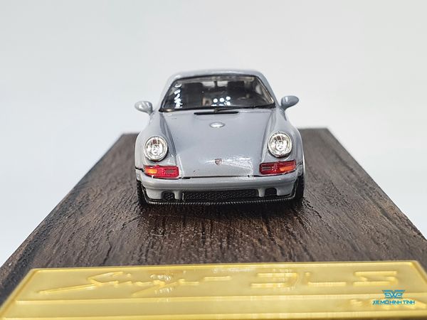 Xe Mô Hình Porsche 964 Singer DLS 1:64 HKM (Xám)