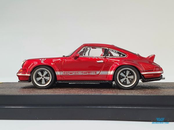 Xe Mô Hình Porsche 964 Singer DLS 1:64 HKM (Đỏ)