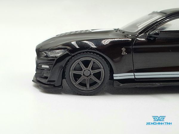 Xe Mô Hình Ford Mustang Shelby GT500 Shadow Black 1:64 MiniGT (Đen)