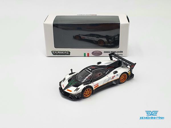 Xe Mô Hình Pagani Zonda Revolucion Bianco Benny 1:64 Tarmac Works ( Trắng )