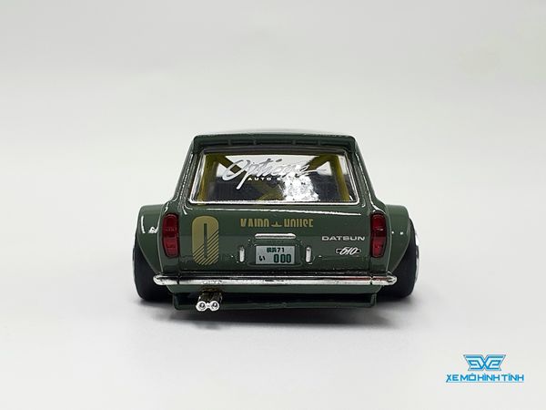 Xe Mô Hình Datsun Kaido 510 Wagon 1:64 Kaido House / MiniGT (Xanh Lá)